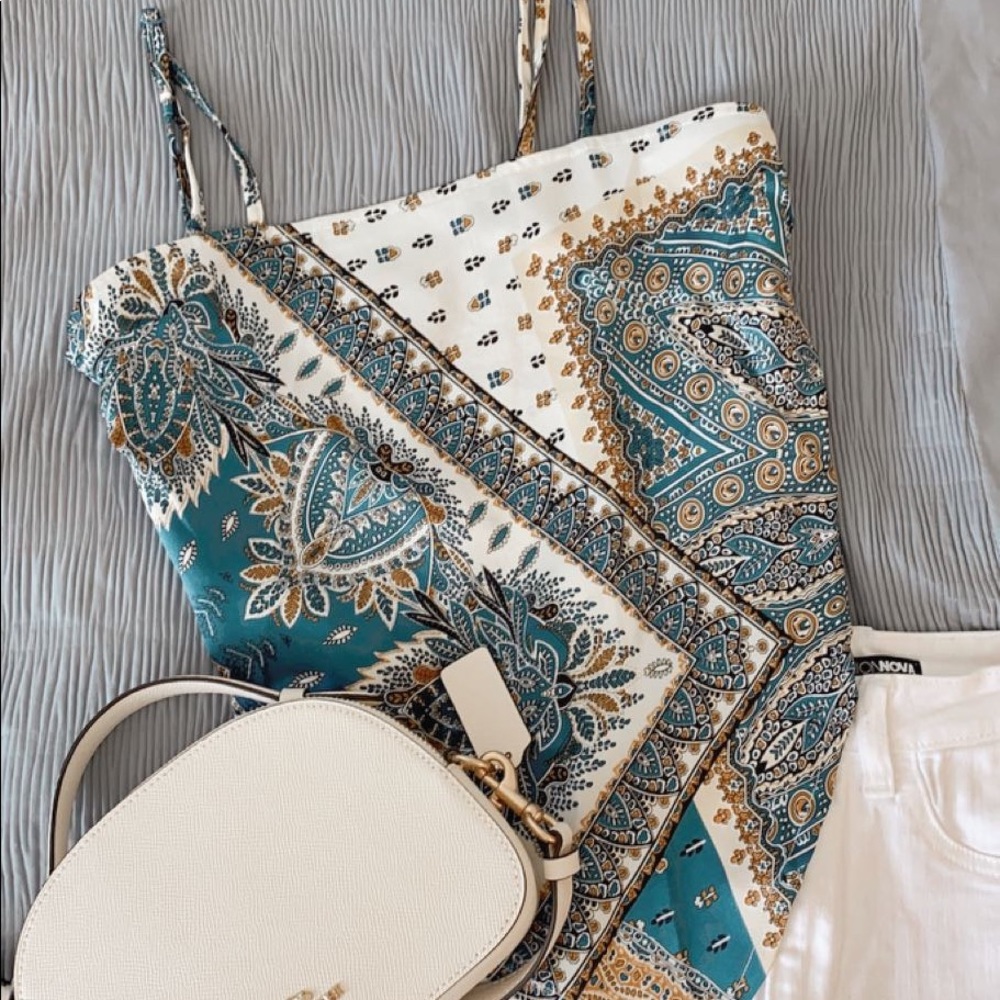 Silk Bandana top